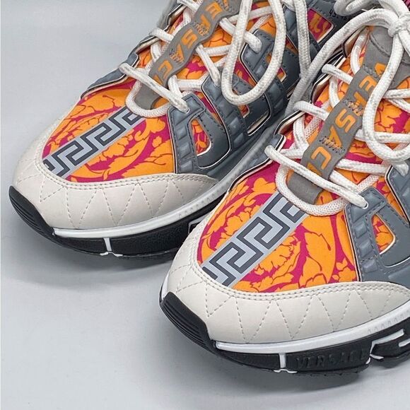 Versace Barocco Trigreca Sneakers size 40/US size 7 - Picture 4 of 16